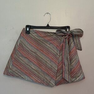 Wrap Mini Skirt